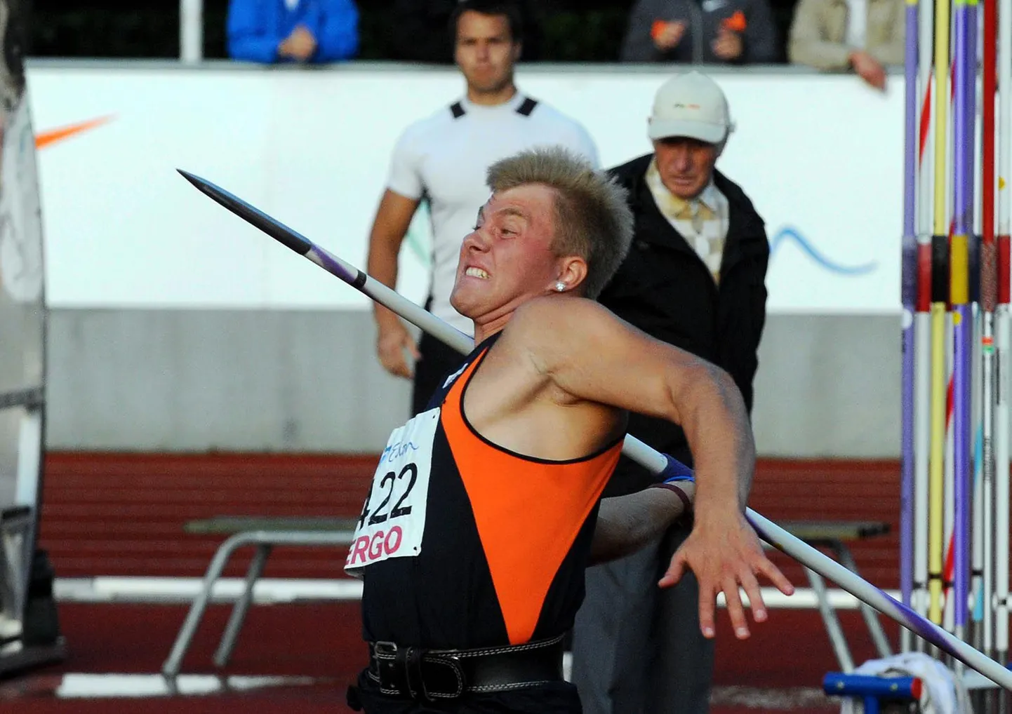 Tanel Laanmäe augusti alguses Eesti meistrivõistlustel.