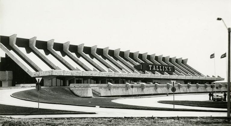 Tallinna Lennujaam, vaade. Arhitekt M. Piskov, Aeroprojekt (EAM Fk 1906)