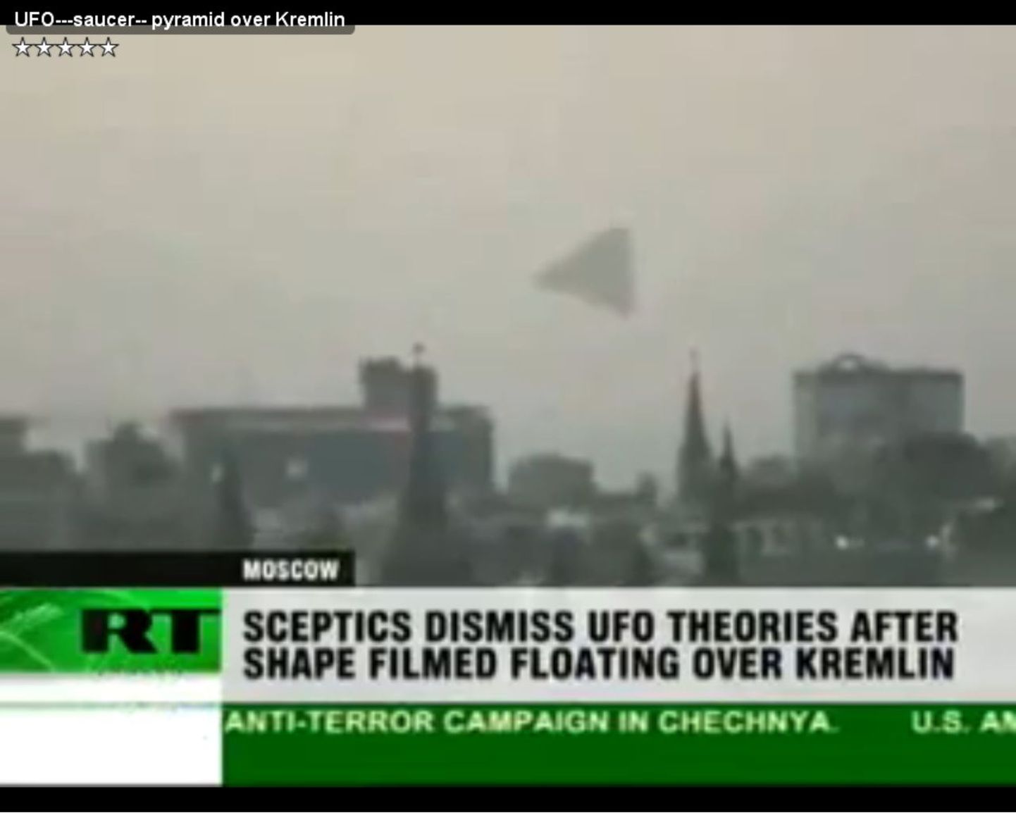 Скриншот сюжета телеканала Russia Today.
