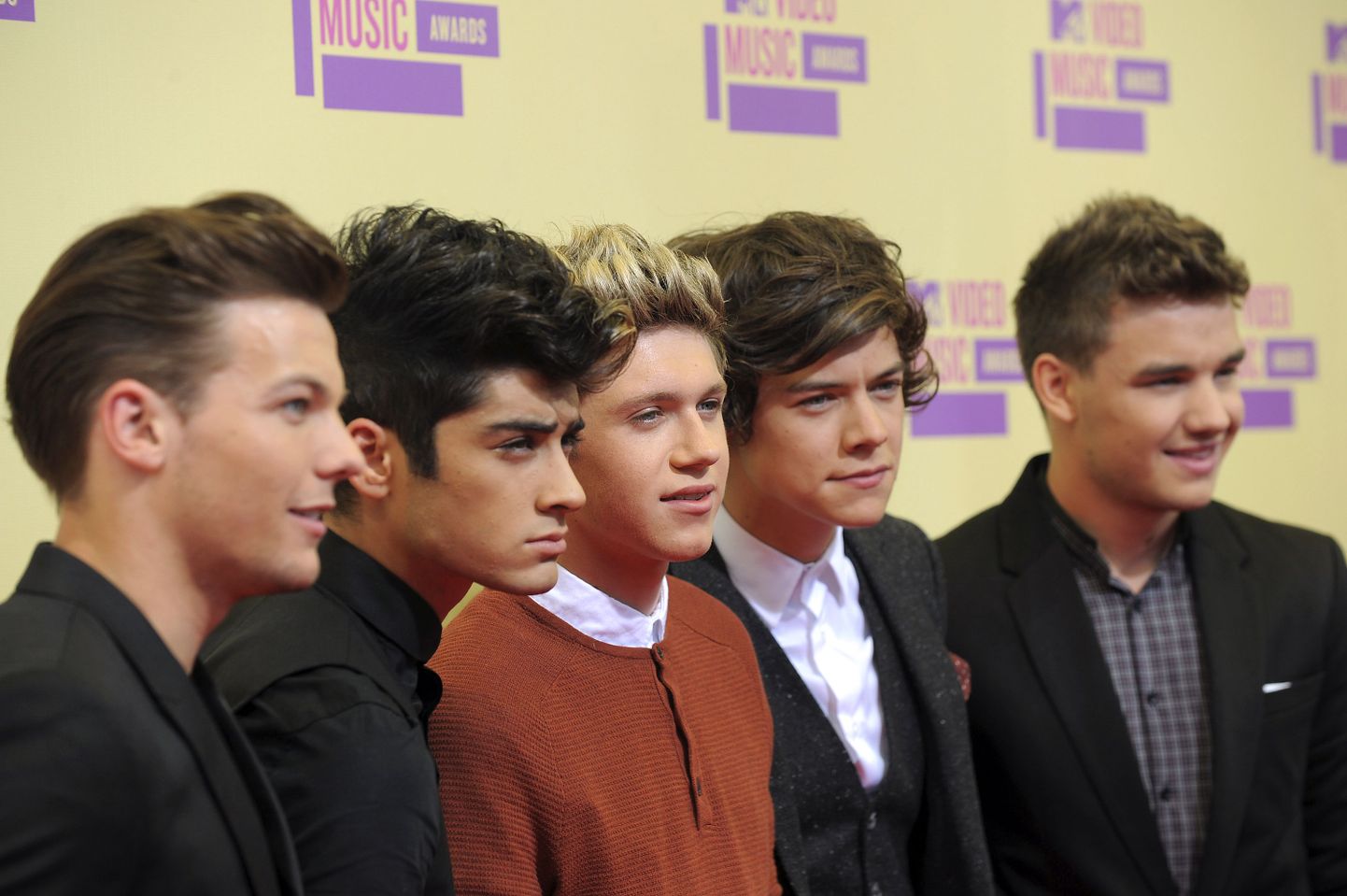 One Direction: Louis Tomlinson, Zayn Malik, Niall Horan, Harry Styles ja Liam Payne