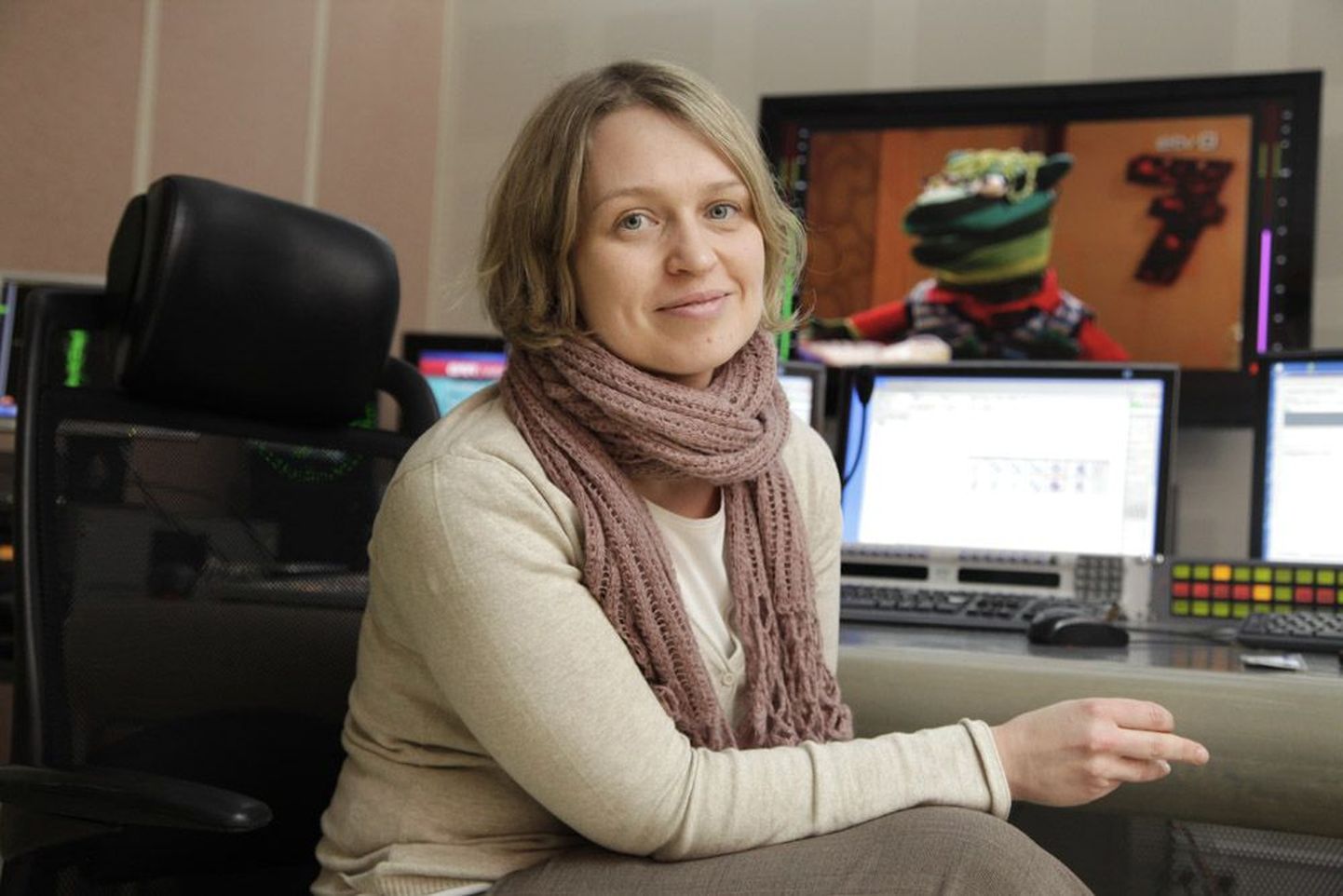 Marje Jurtšenko ekraani ees veedetud tunnid jäävad enamasti telemaja seinte vahele, kodus ta naljalt telekat ei vaata.