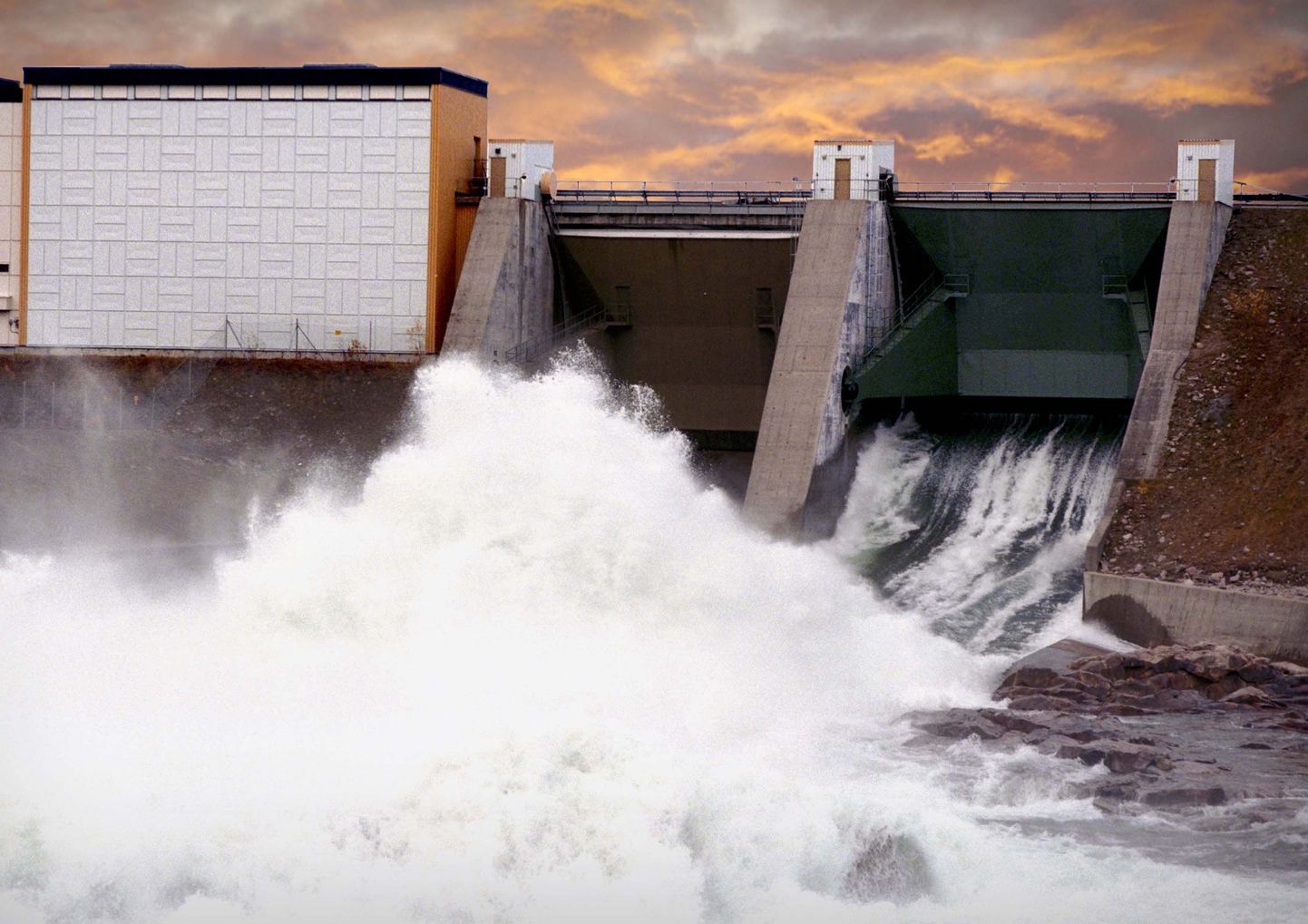 Pildil hüdroelektrijaam Rootsis Porjusis.
