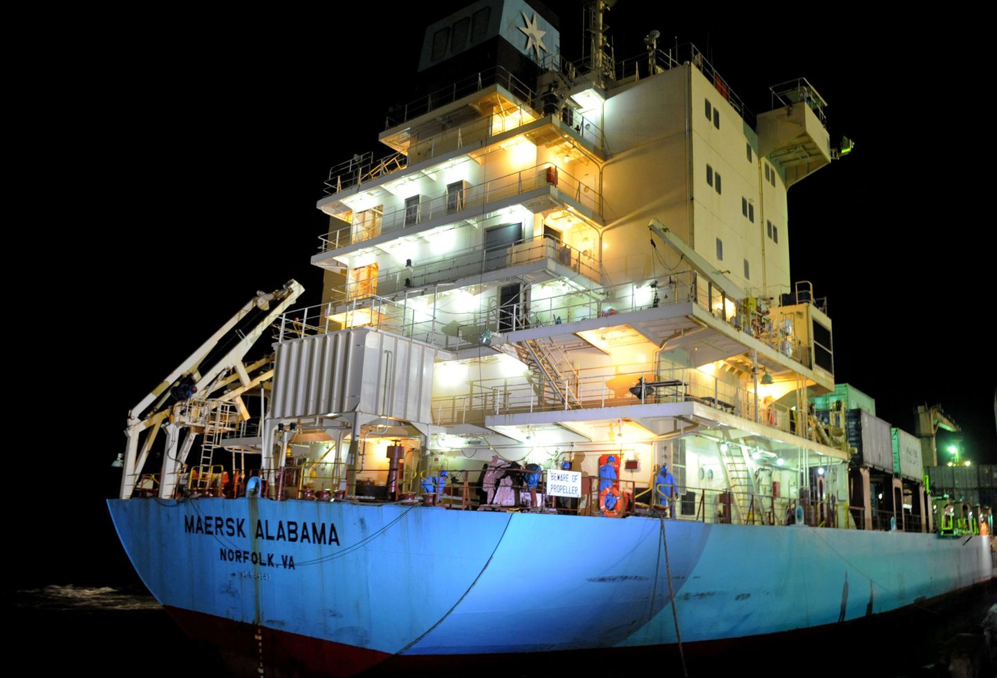 Somaalia piraatide poolt kaaperdatud kaubalaev Maersk Alabama