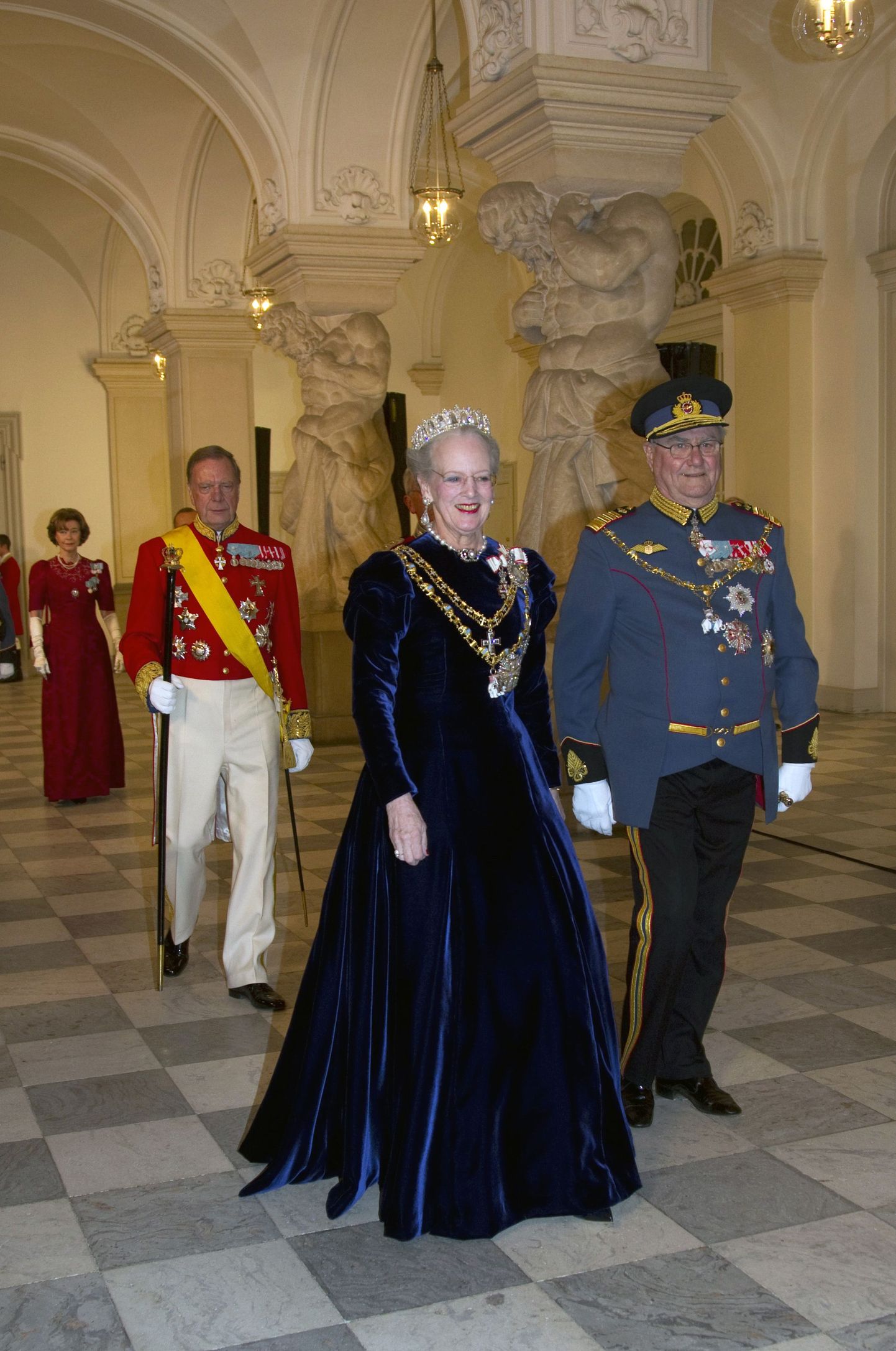 Taani kuninganna Margrethe II ja ta abikaas, prints Henrik