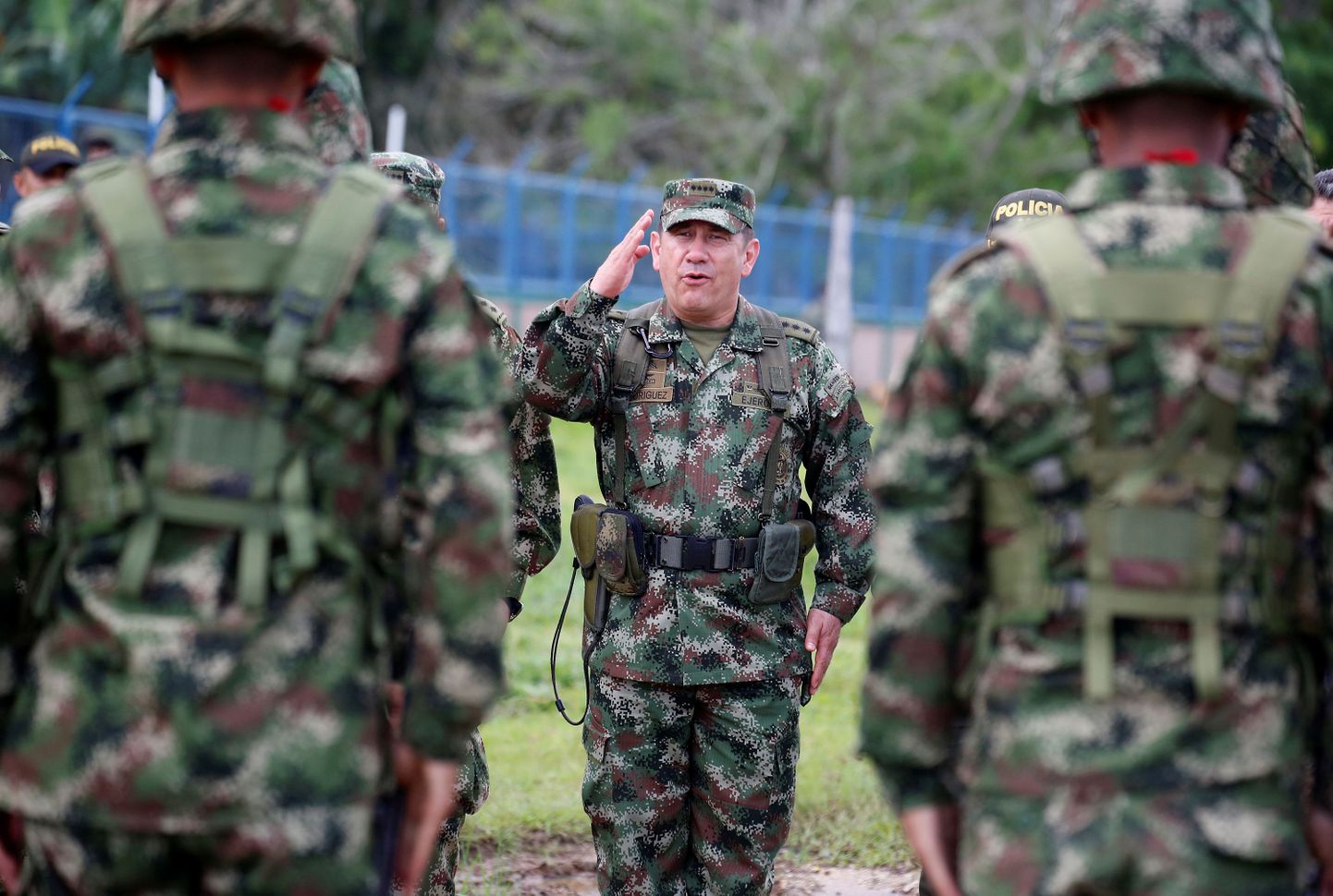 Colombia sõjaväelased.