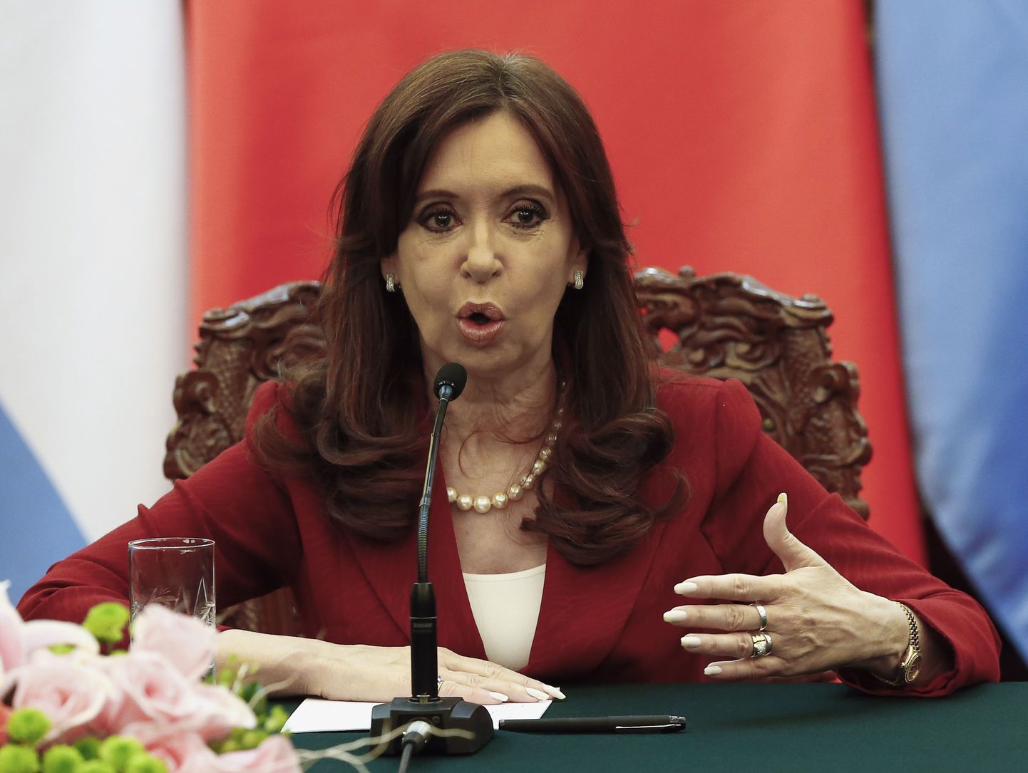 Argentina president Cristina Kirchner.