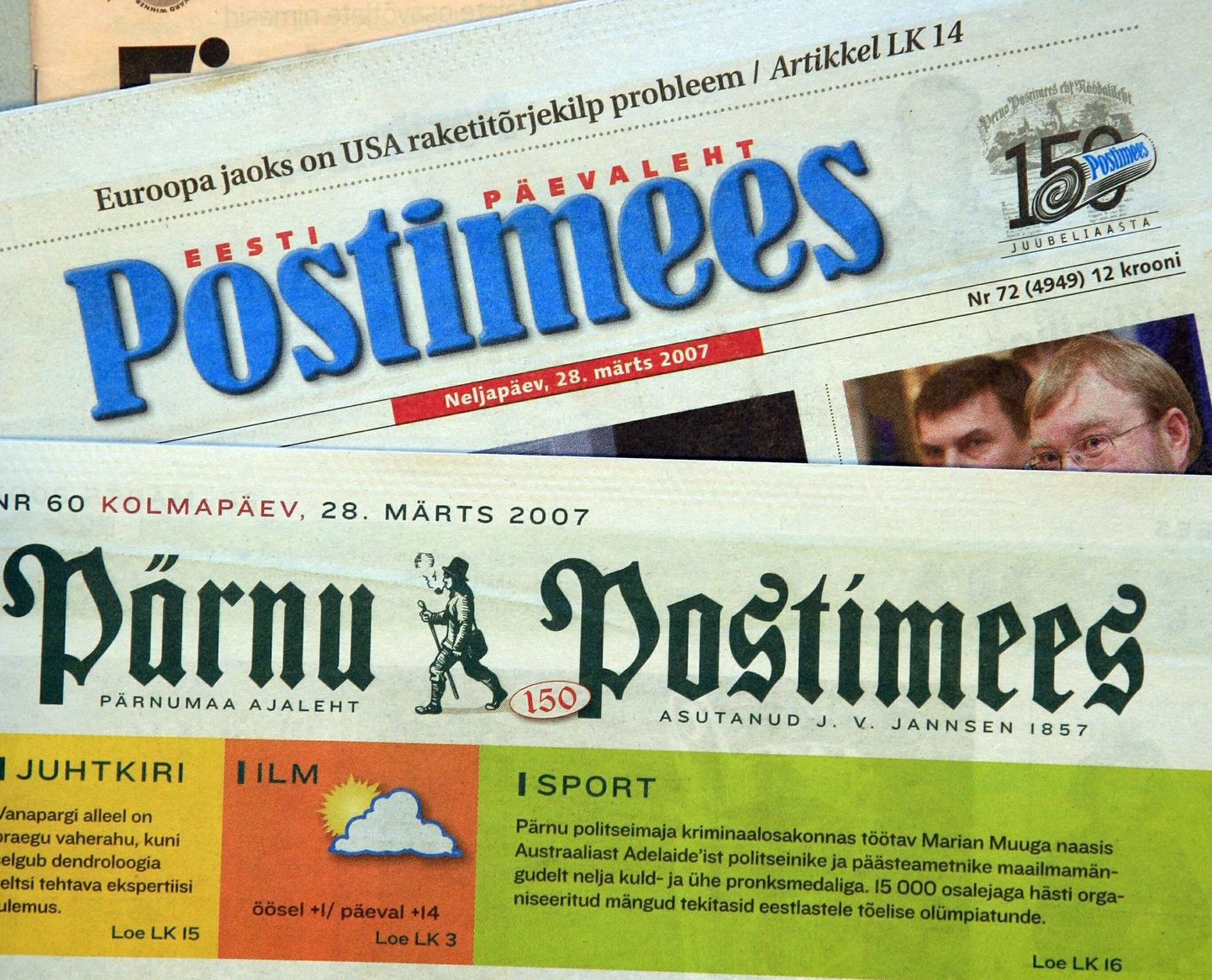 Eesti Meediale kuuluvad nii Postimees kui Pärnu Postimees.