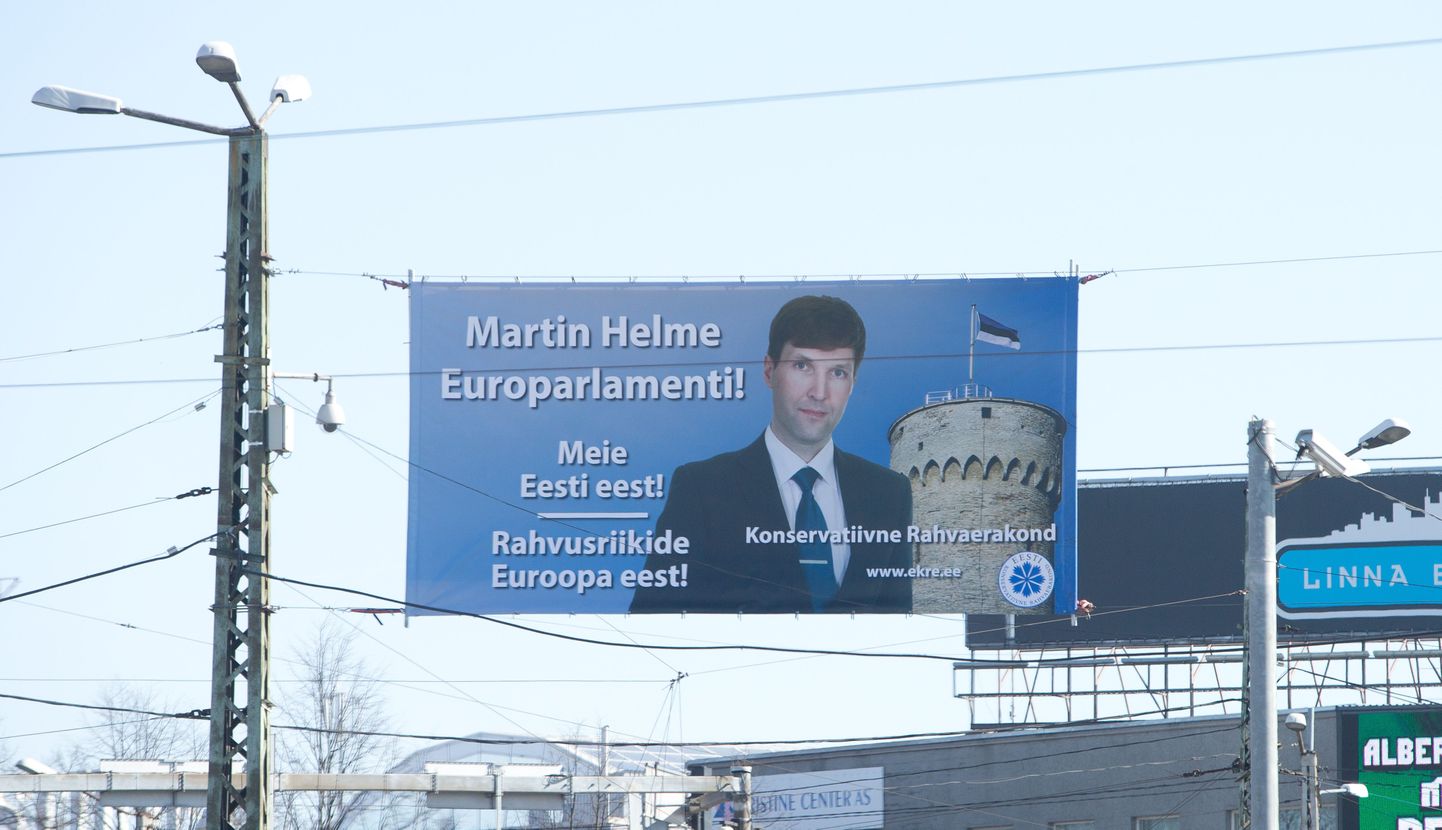 EKRE eurovalimiste reklaamplakat.