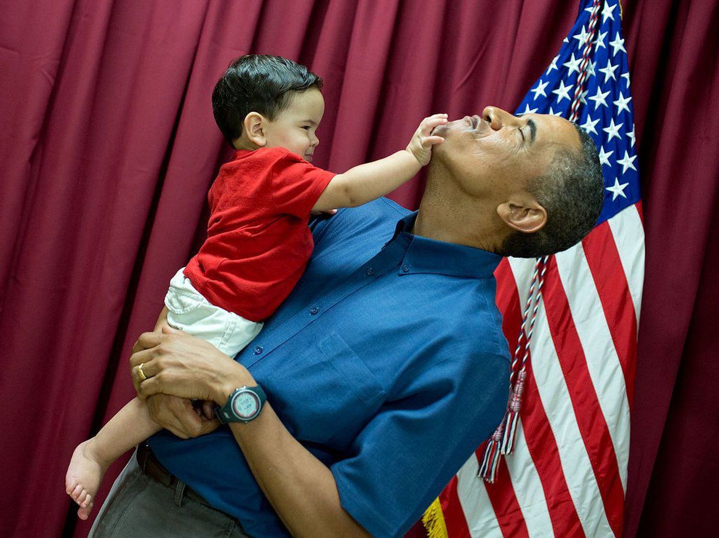 Pete Souza Twitteri avaldatud foto president Obamast.