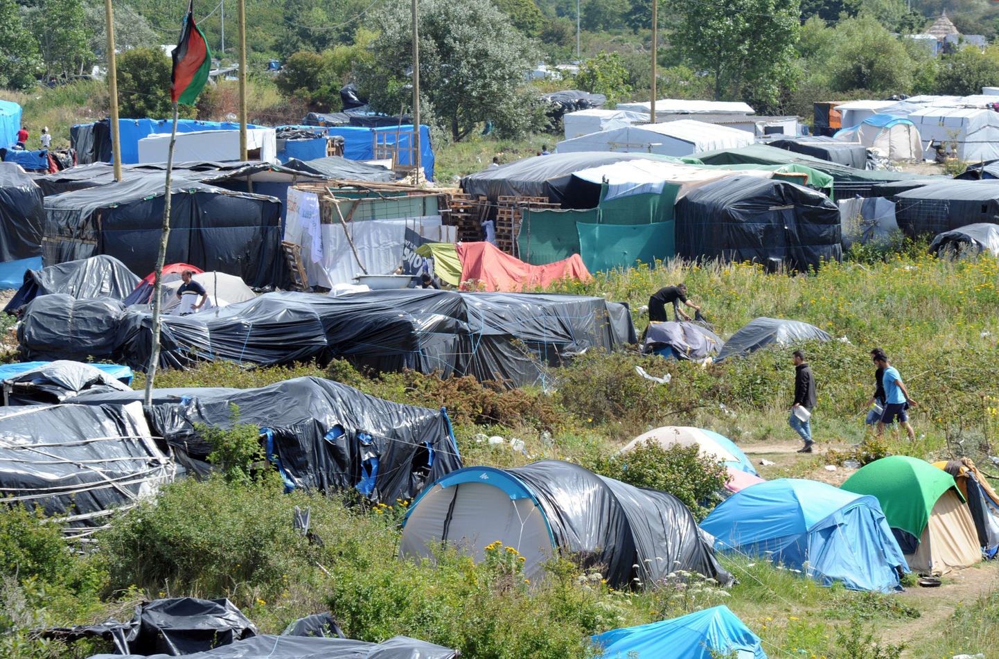 Põgenikud Prantsusmaal Calais`