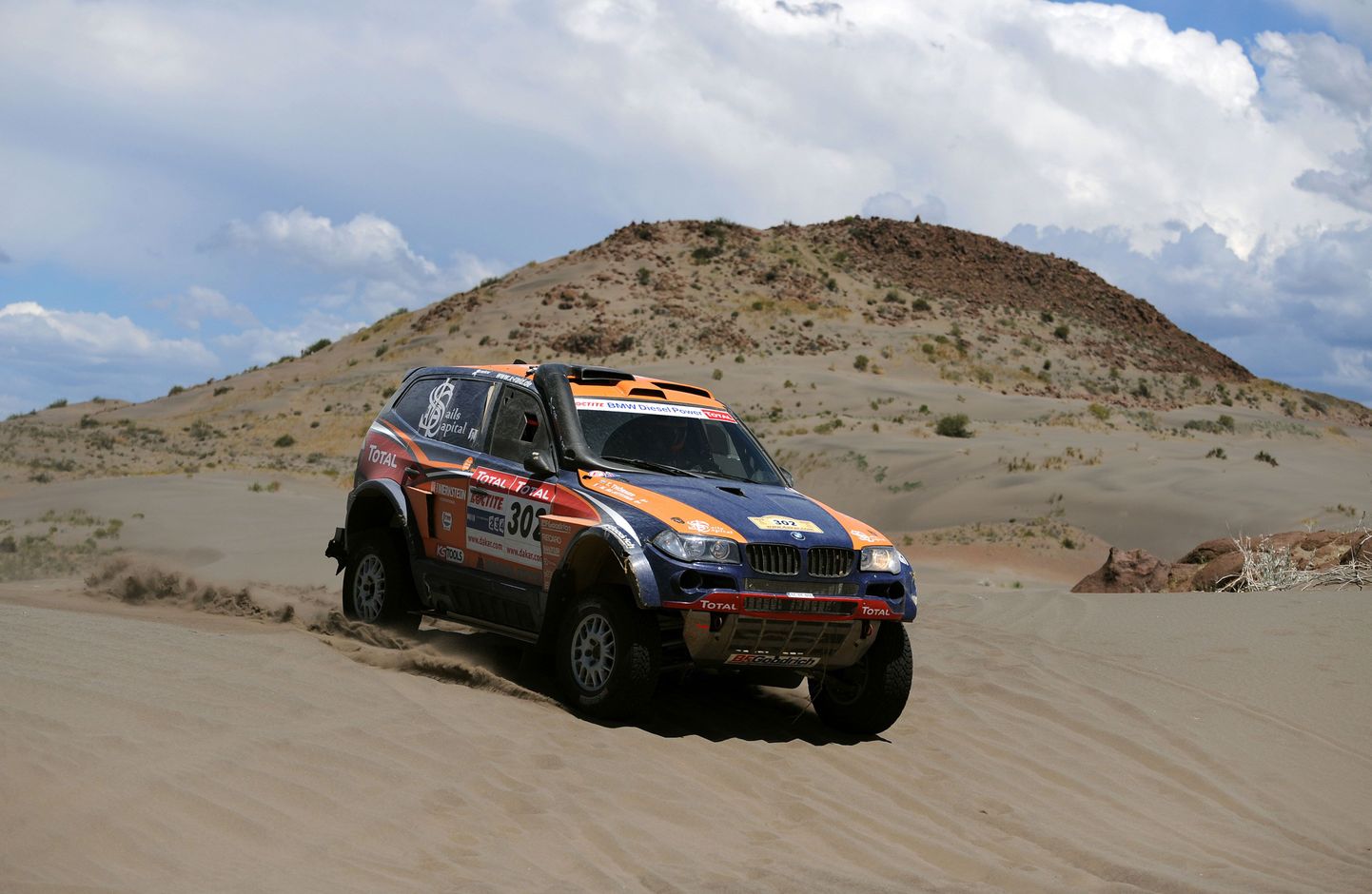 Nasser Al Attiyah sõidab Dakari rallil BMW roolis