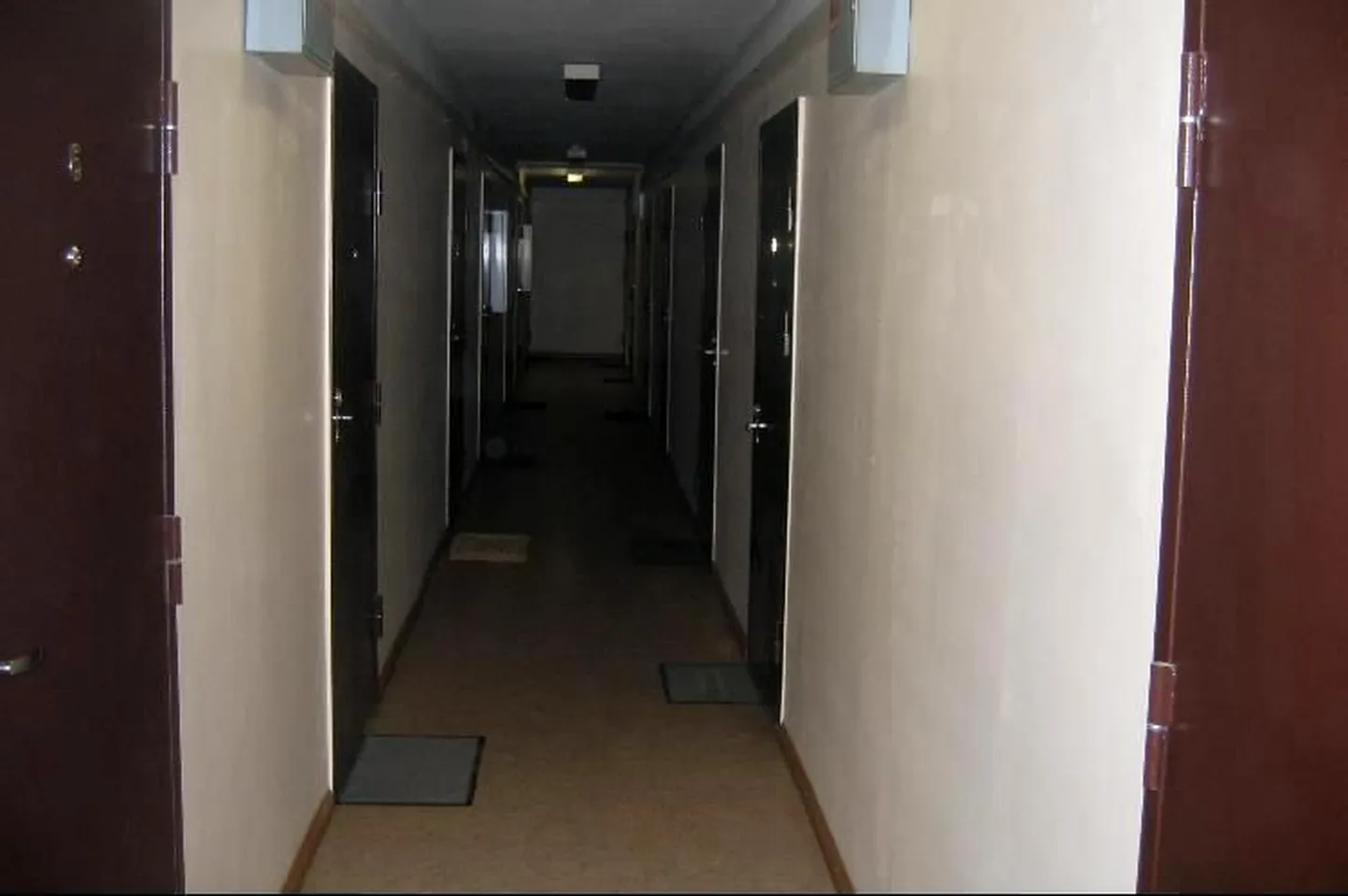 Akadeemia tee 38 ühiselamu koridor.