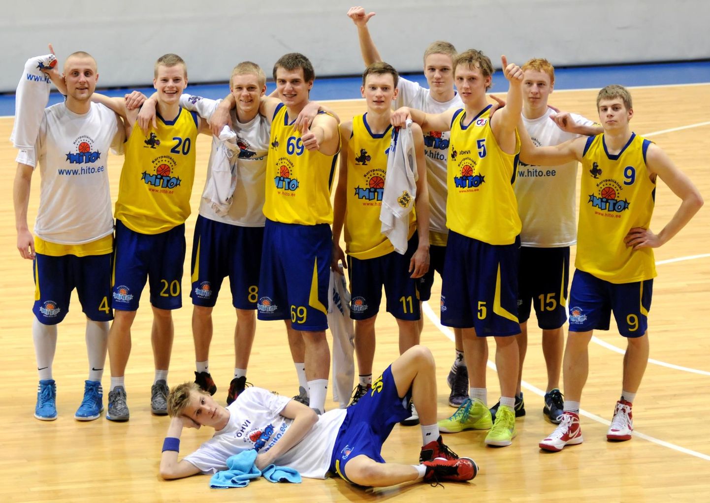 Команда баскетбольного клуба HIT/Jõhvi (U20).