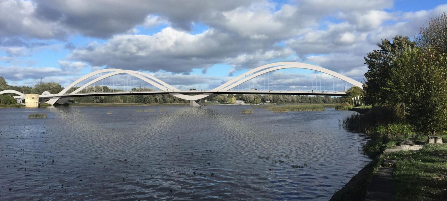 Vaade kolmandale sillale Jaansoni rajalt.