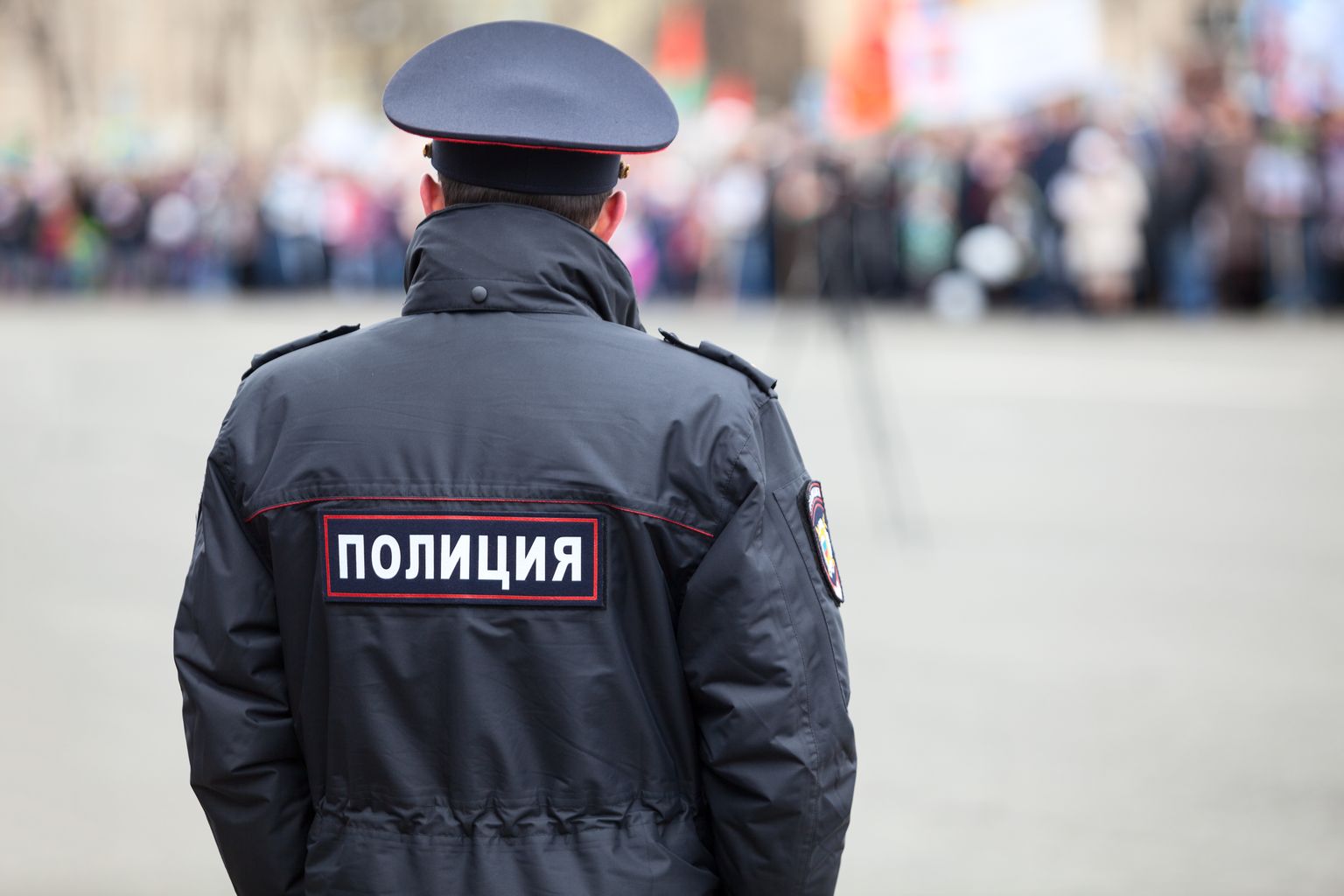 Policists Krievijā. Ilustratīvs attēls.