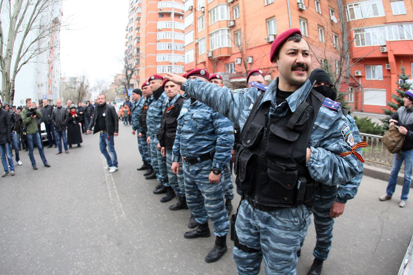 Berkuti liikmed Donetskis