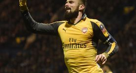 Giroud hiline värav aitas Arsenali liigakarikas järgmisse ringi