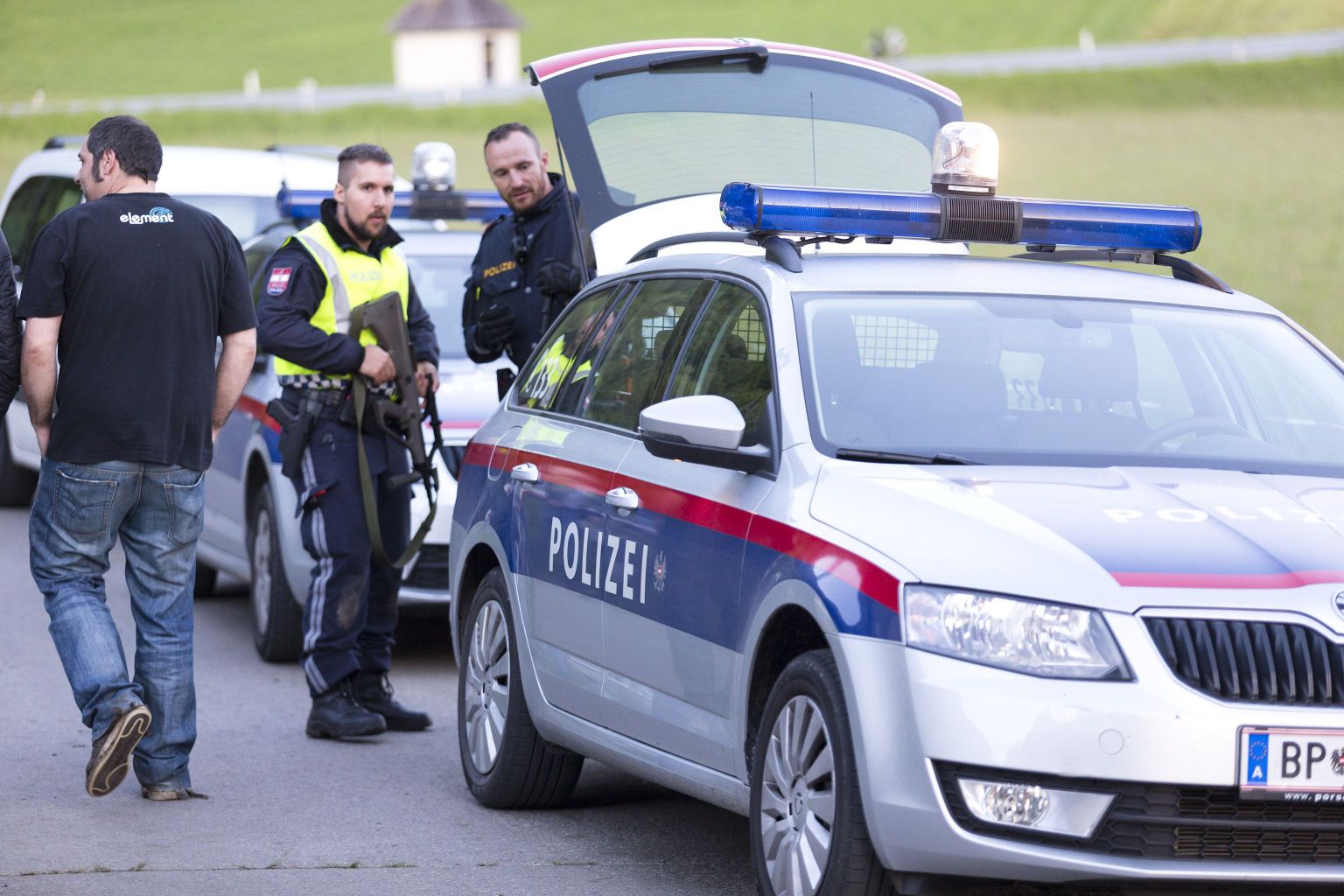 Austrias toimunud tulistamise sündmuskoht