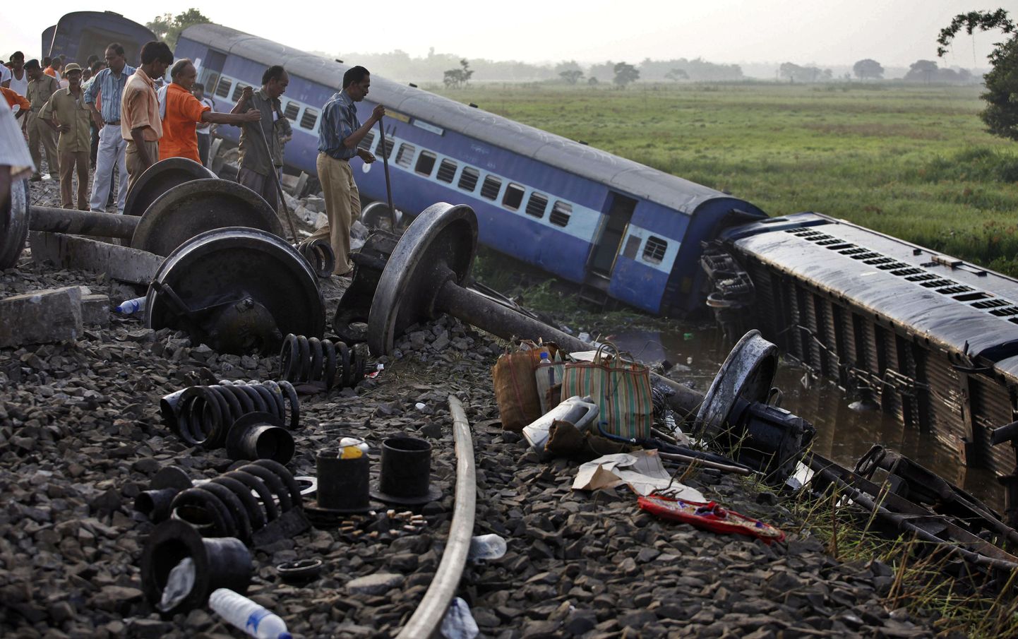 Rongiõnnetus Indias.