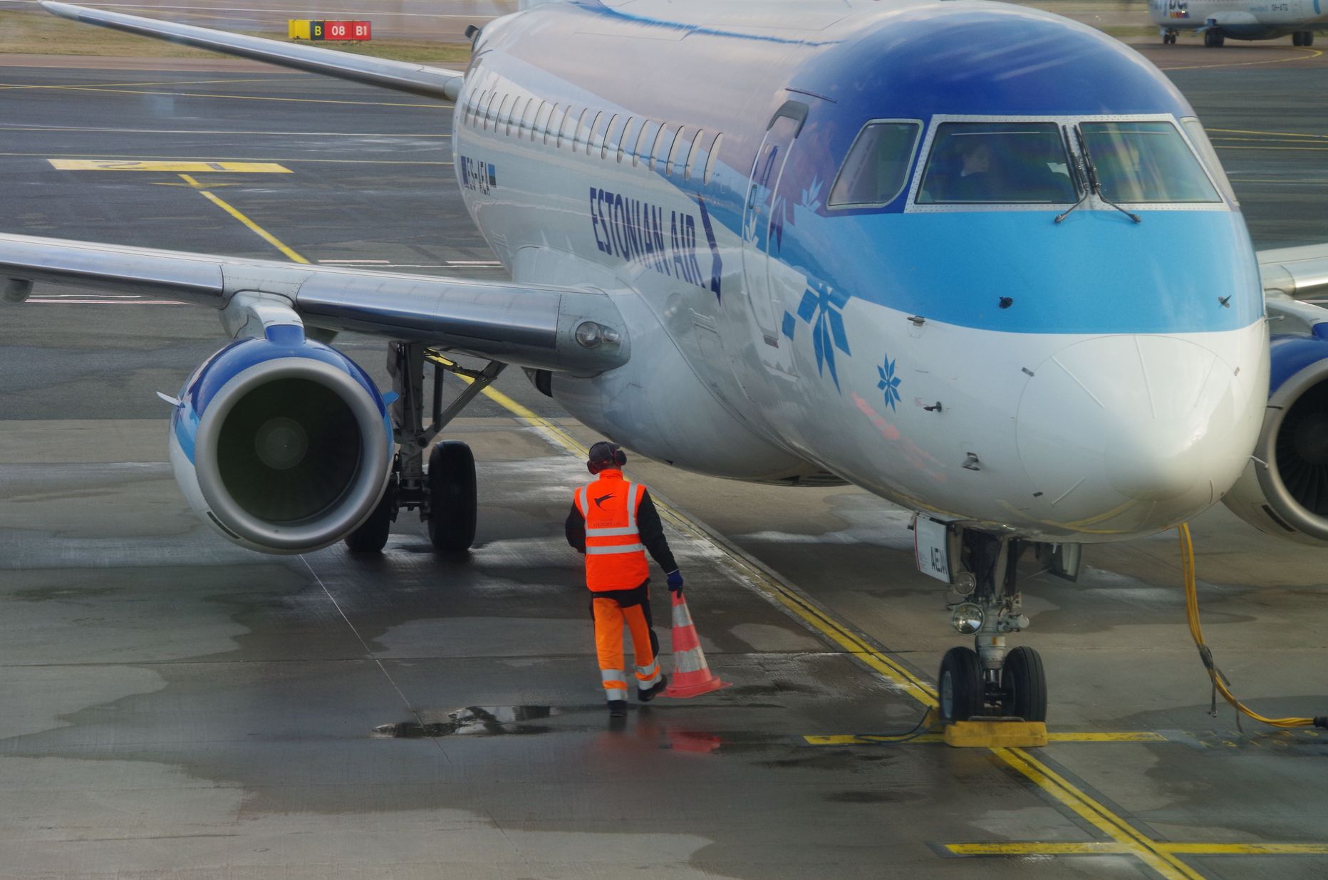 Estonian Air, Tallinna lennujaam