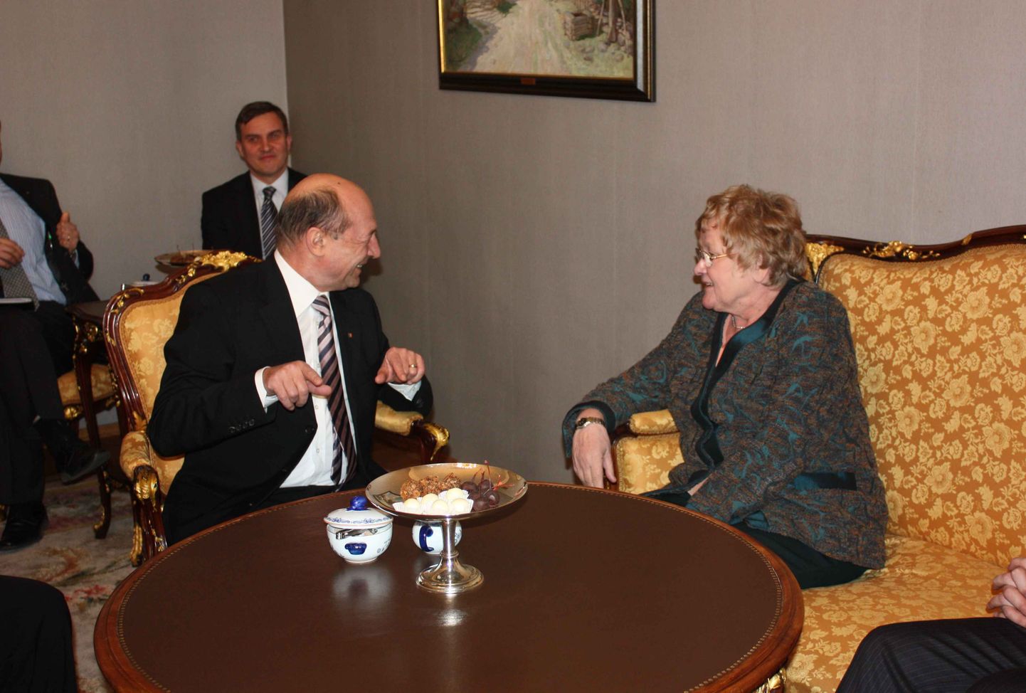 Ene Ergma kohtus Rumeenia presidendiga.