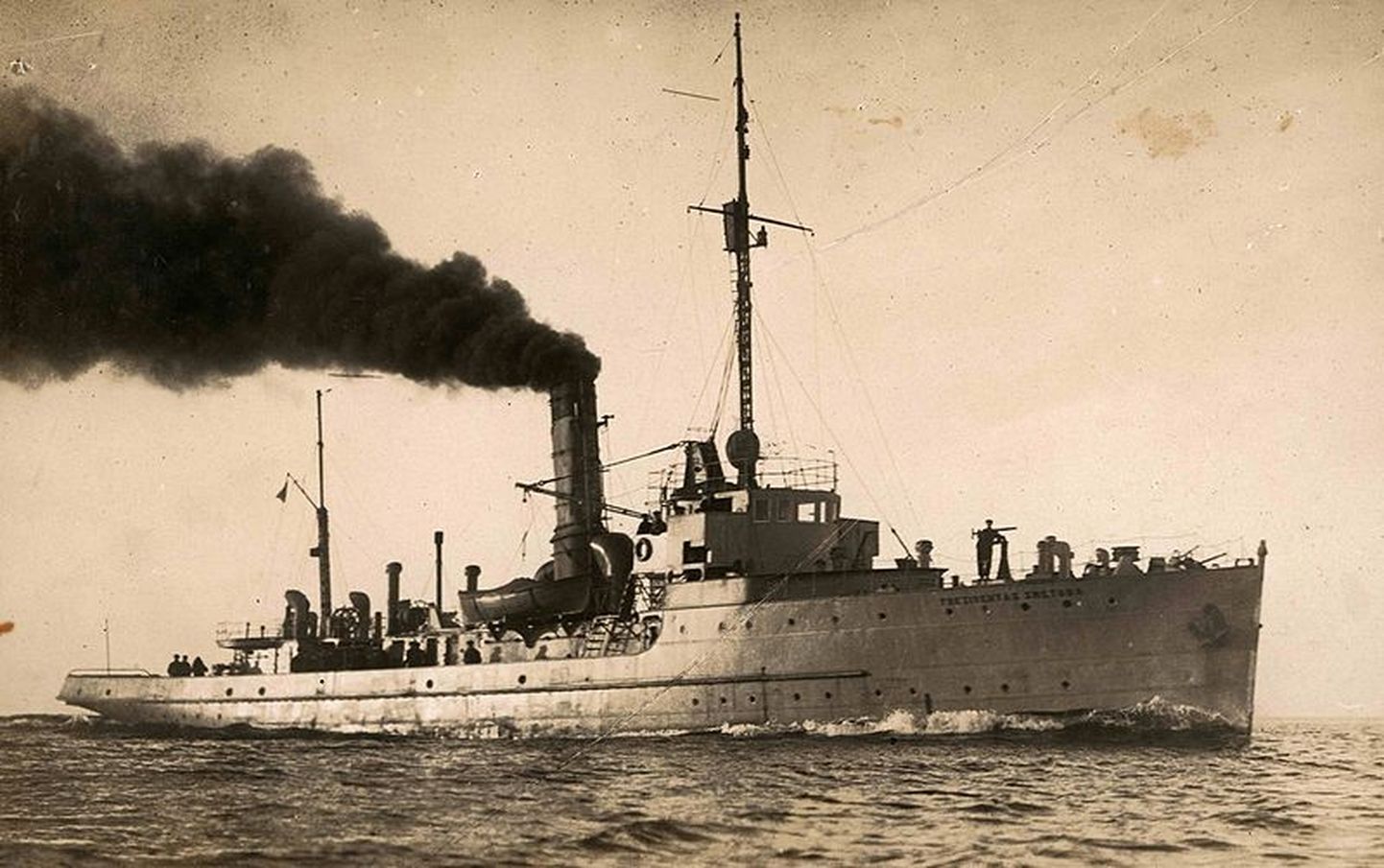 Teise maailmasõja ajal uppunud Leedu sõjalaev Prezidentas Smetona.