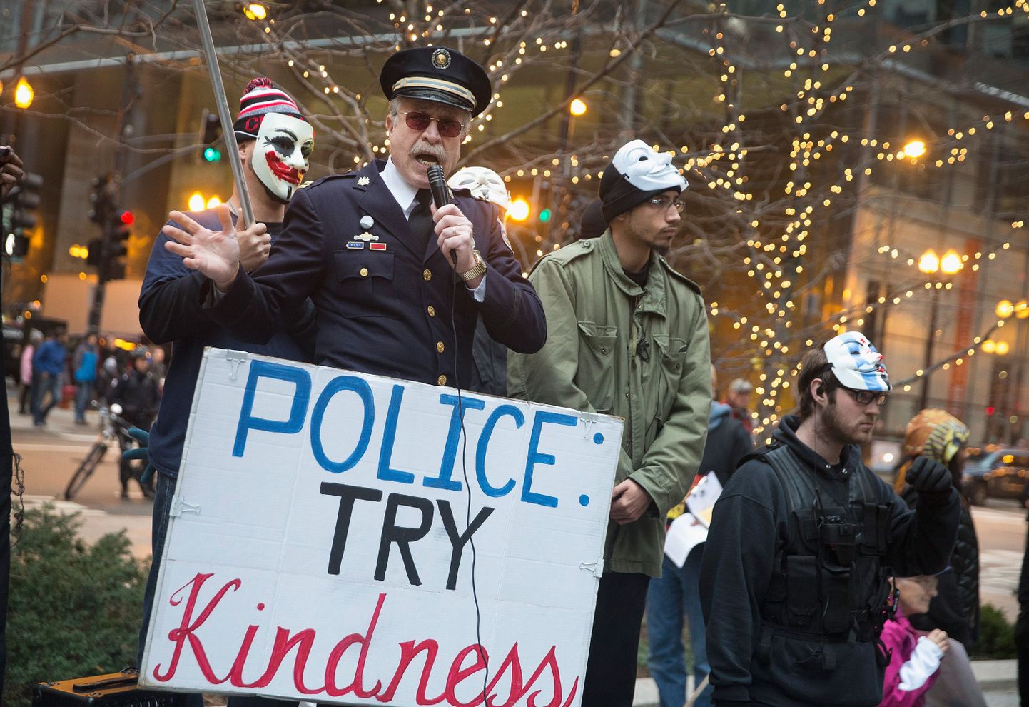 Politseivägivalla vastane meeleavaldus Chicagos.
