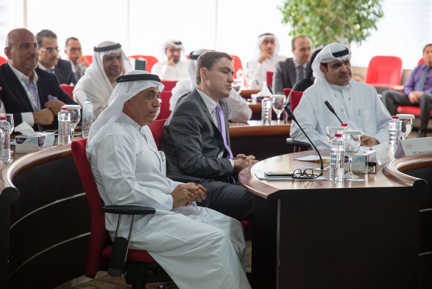 Peaminister Taavi Rõivas eile Dubais äriseminaril.