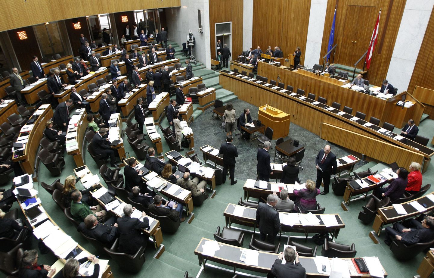 Austria parlamendi istungitesaal.