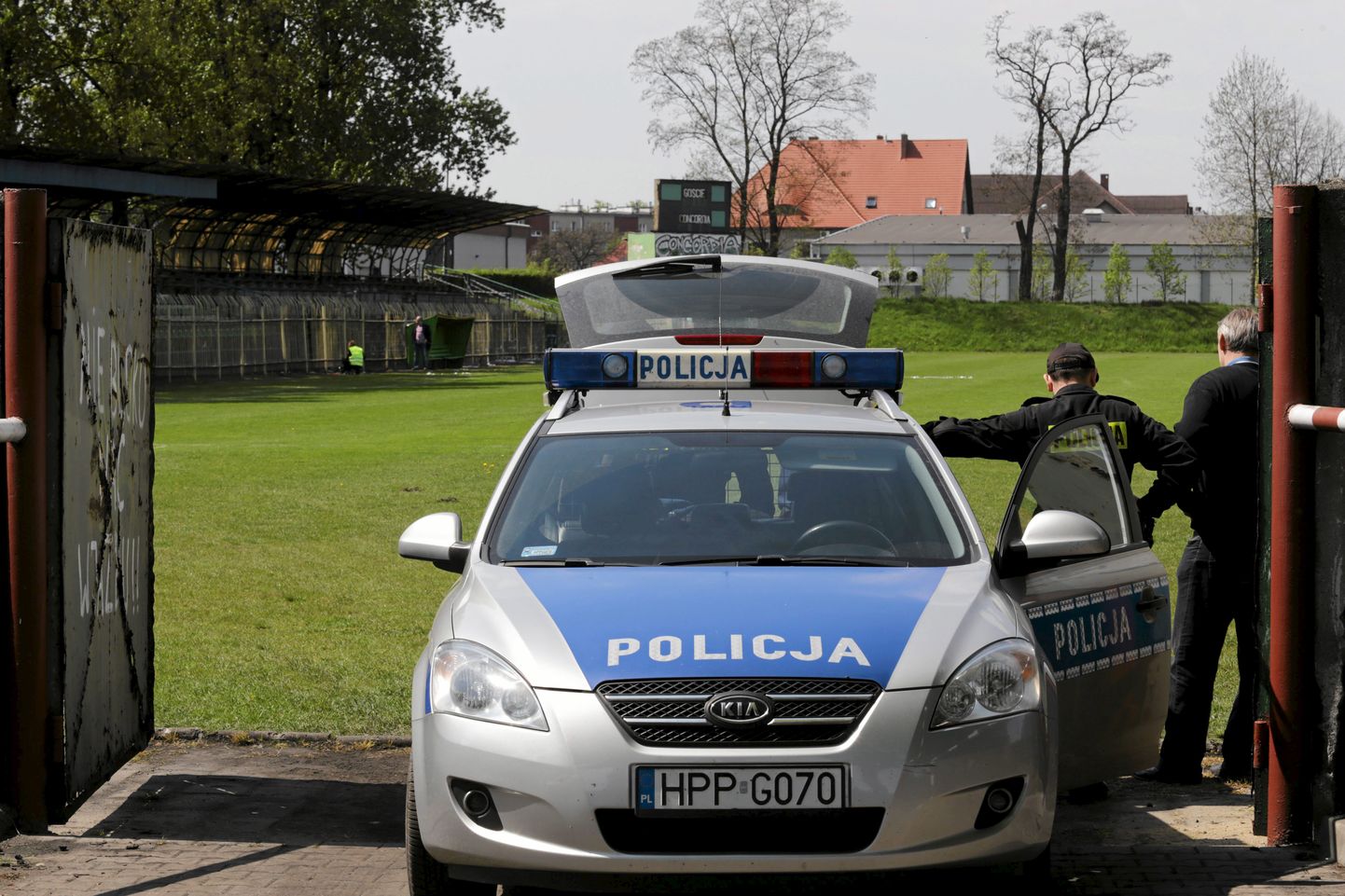Poola politseiauto.