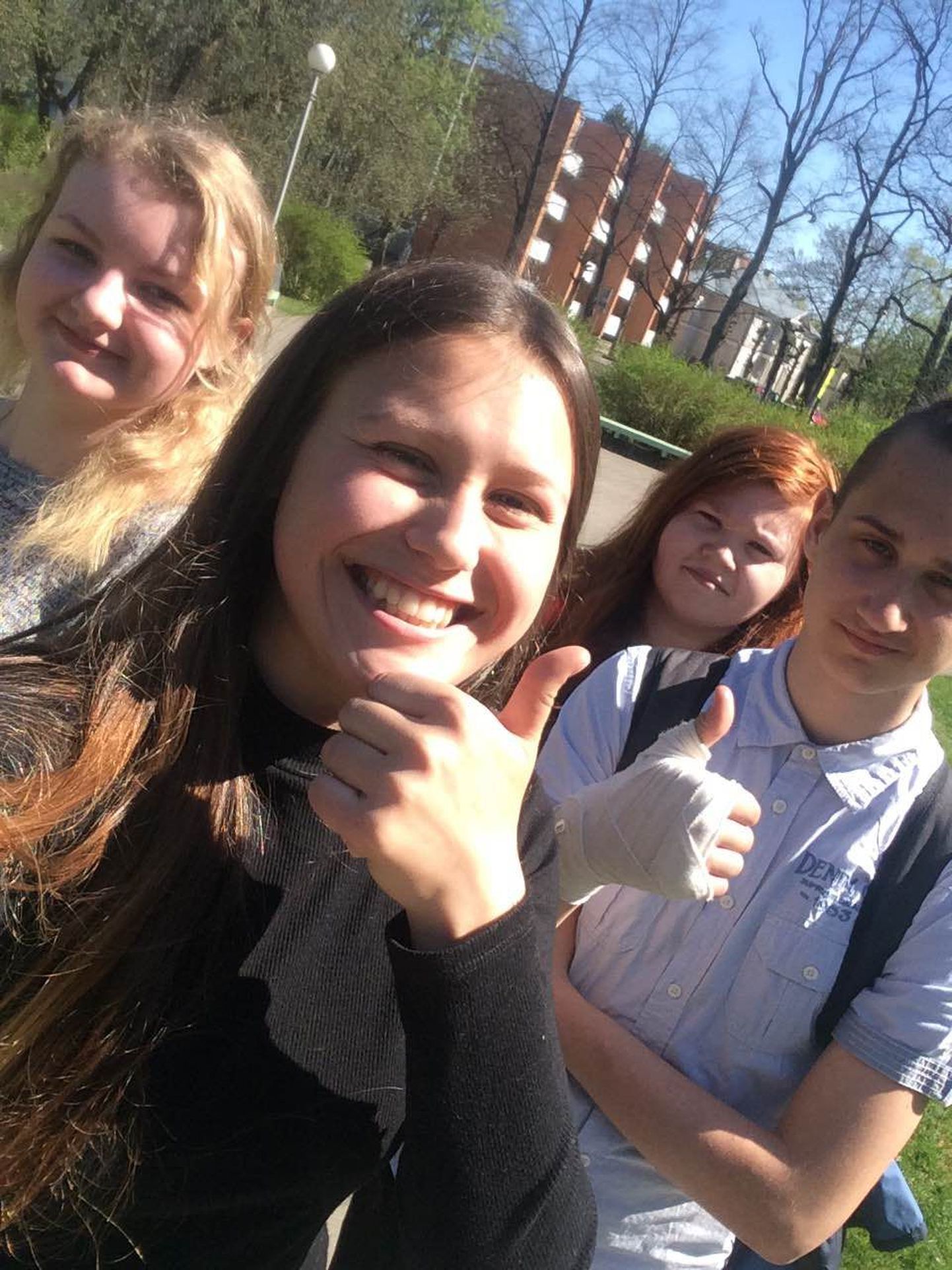 "Saksa kevad" meelitas õpilased Pärnus Saksa jälgi otsima.