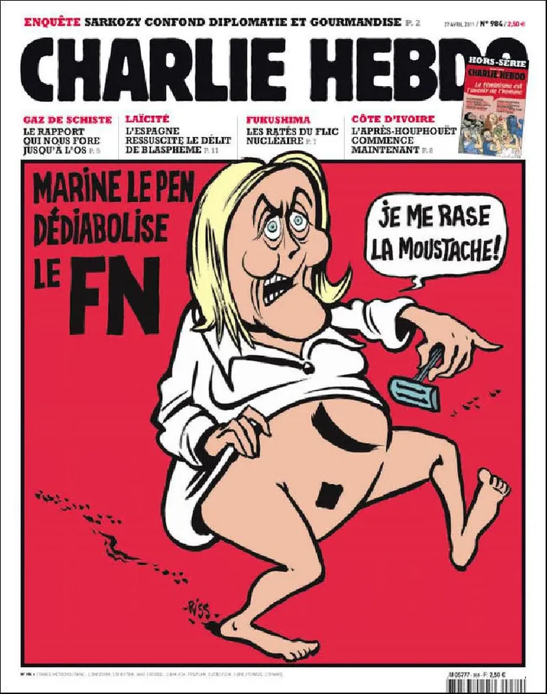 Marine Le Pen: «Oma vuntse ma raseerin!»