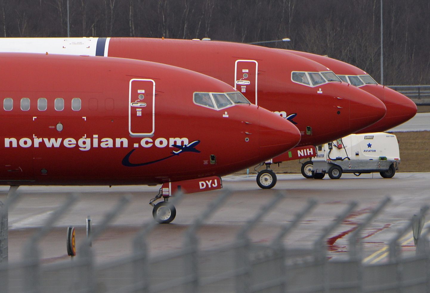 Odavlennufirma Norwegian Air Shuttle lennukid.