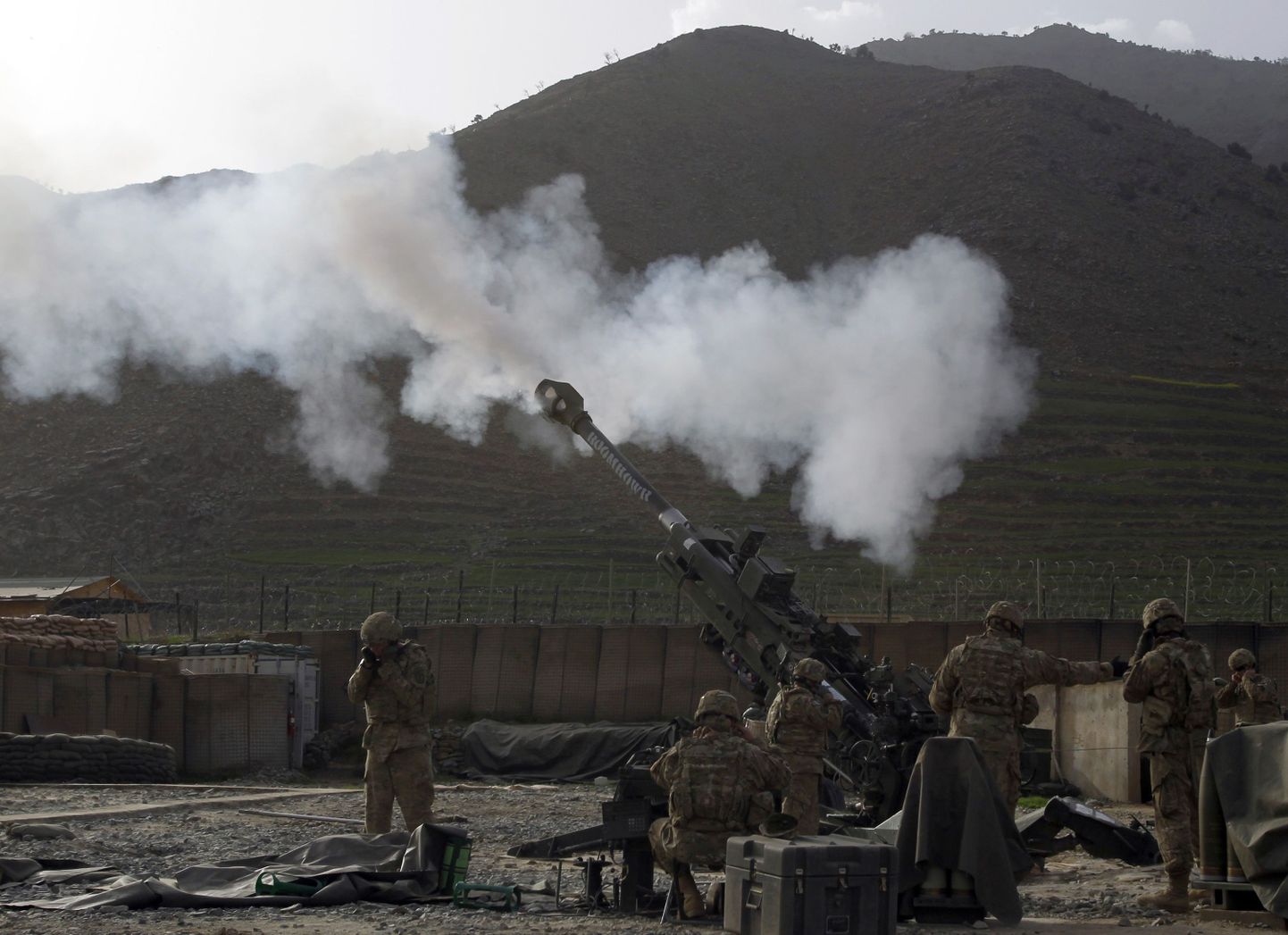 ISAFi koosseisu kuuluvad Ameerika Ühendriikide sõdurid Afganistanis Kunari provintsis.