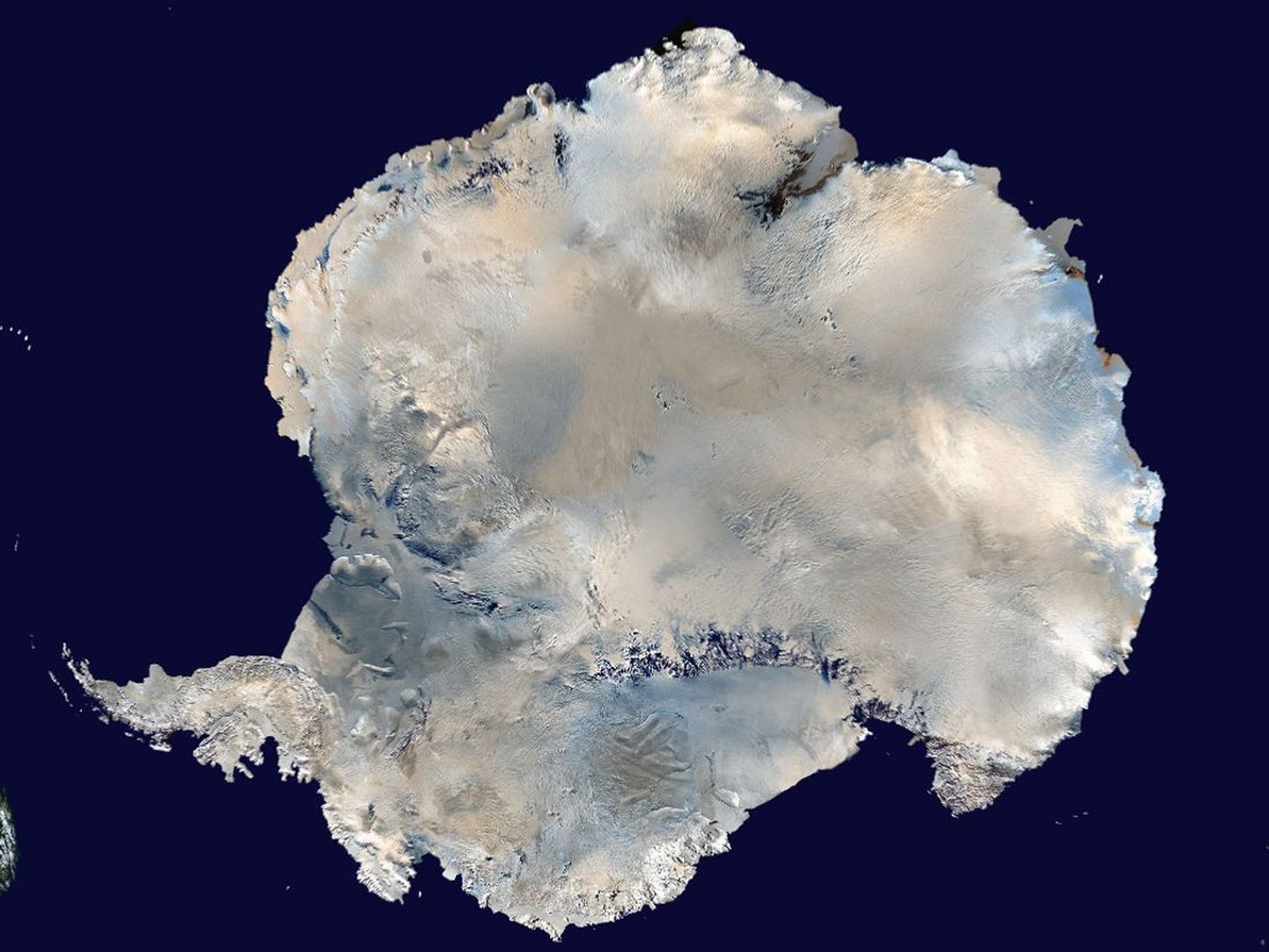 Antarktika satelliidifotol