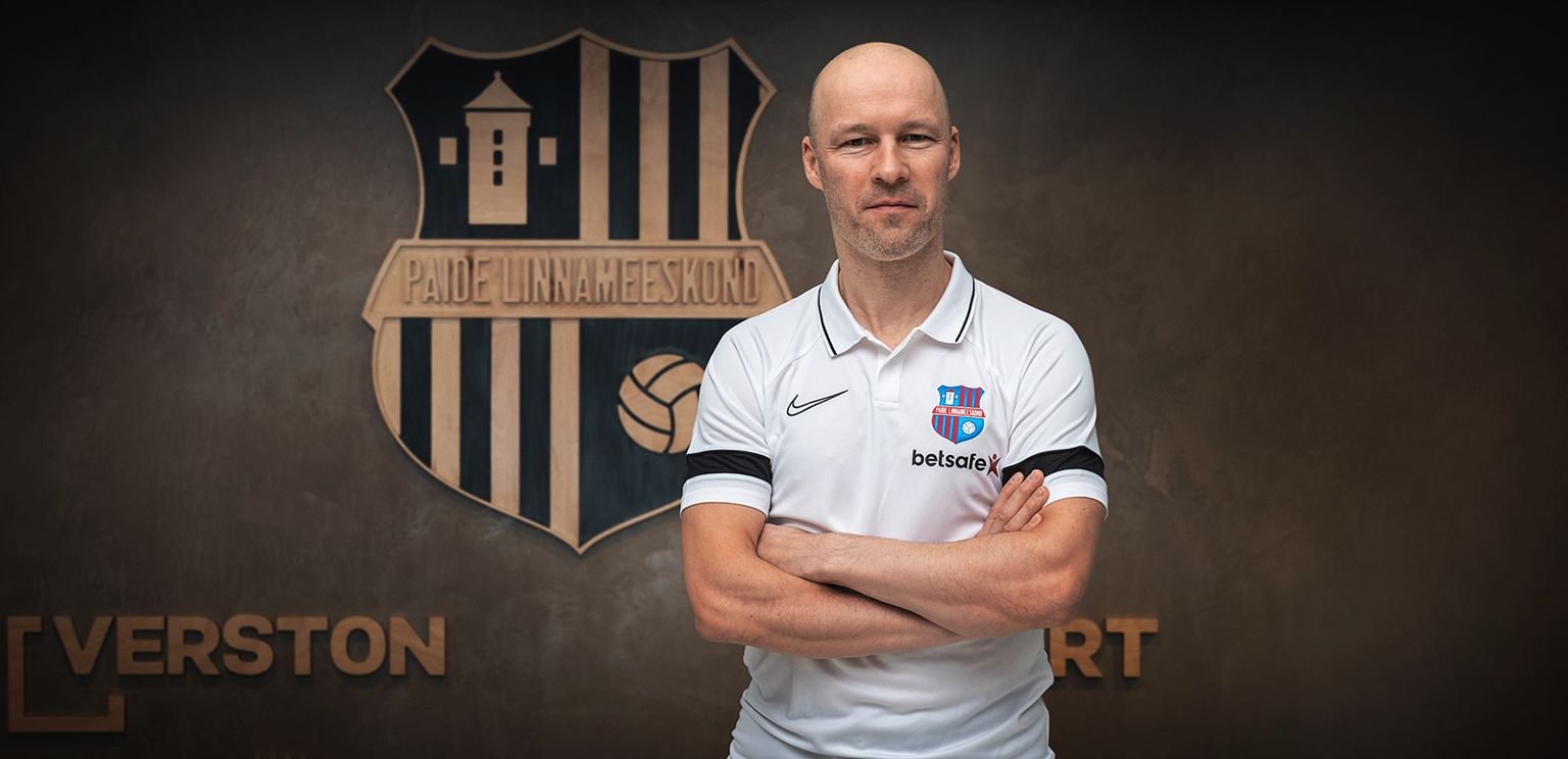 Paide Linnameeskonna uus peatreener Karel Voolaid.