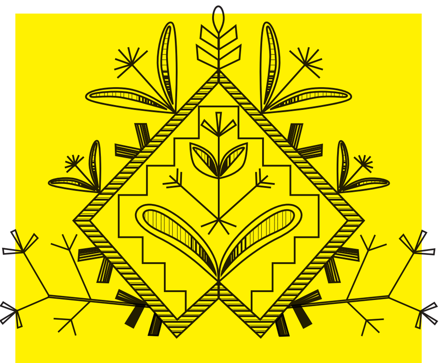 Vana-Võromaa kunstnike ühisnäituse logo.