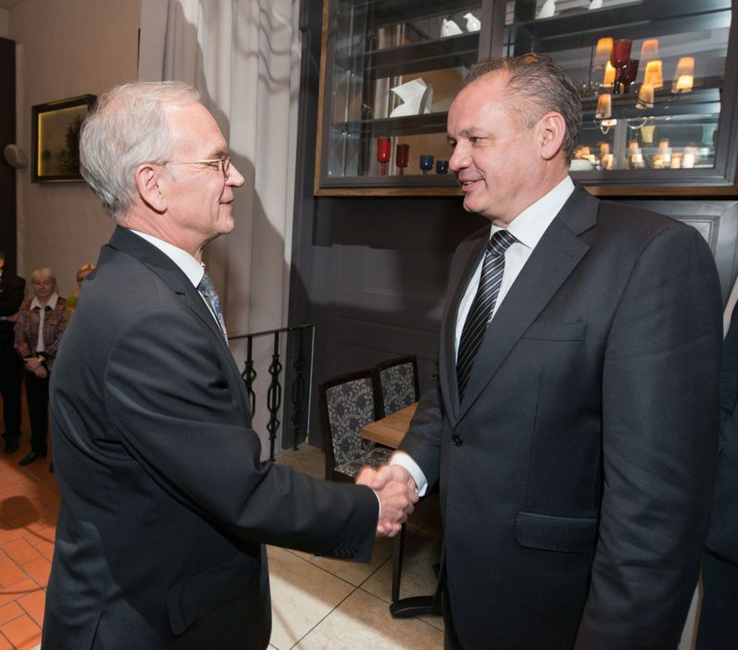 Спикер Рийгикогу Эйки Нестор встретился с президентом Словакии Андреем Киской.