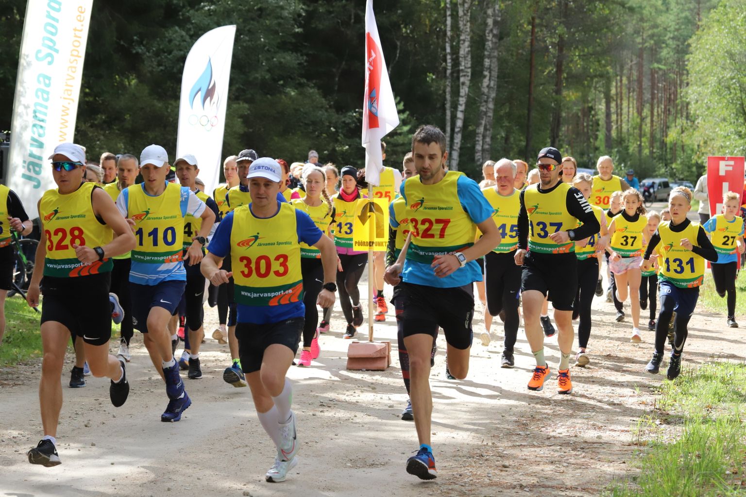 Matsimäe 3. järve jooks ja 16. rattaralli tõi osalema rohkelt rahvast.