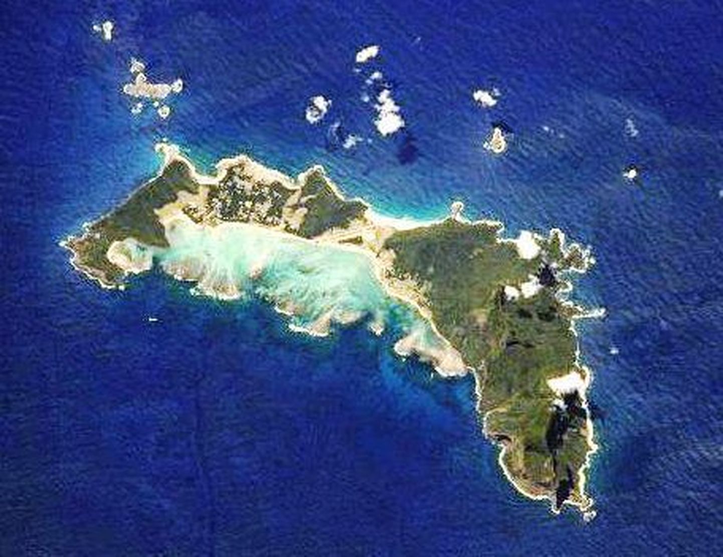 NASA foto Lord Howe`i saarest