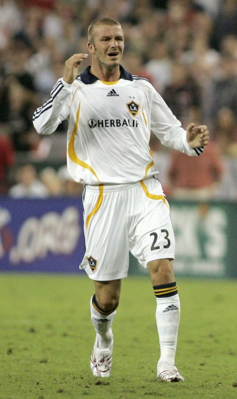David Beckham mängis aastaid Los Anageles Galaxys, kuid teenis aeg-ajalt kutseid ka Inglismaa koondisesse. Foto: SCANPIX