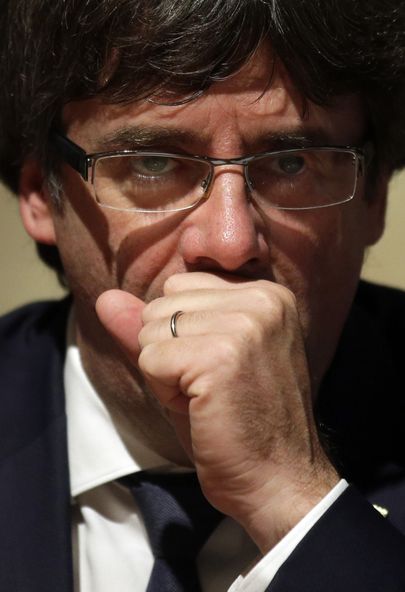 Carles Puigdemont. Foto: MANU FERNANDEZ/AP/Scanpix