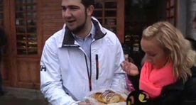 Видео: радиостанция Uuno в честь своего 19-летия угощала слушателей тортом