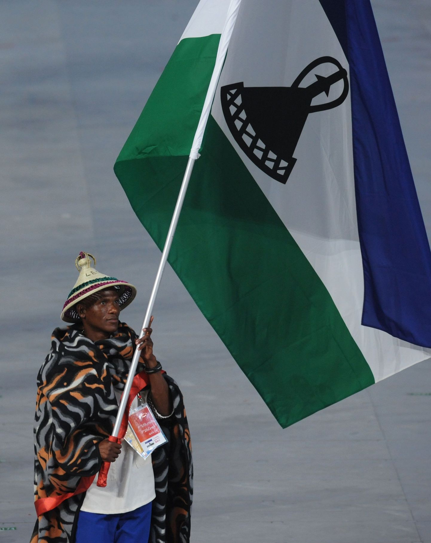 Флаг Лесото.