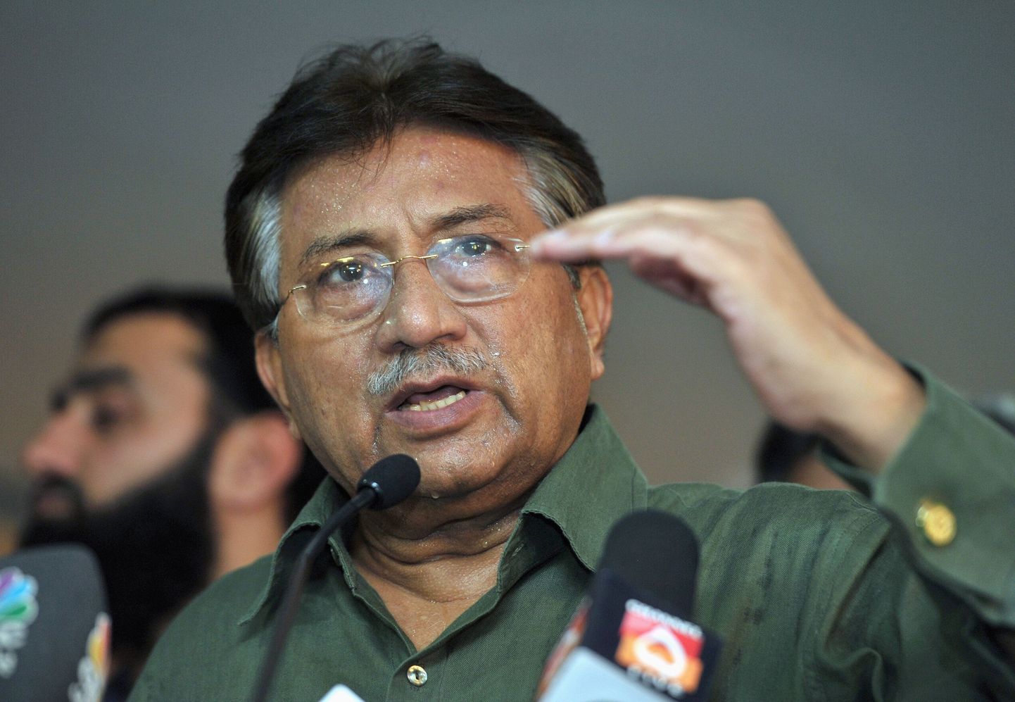 Pakistani endine president Pervez Musharraf.
