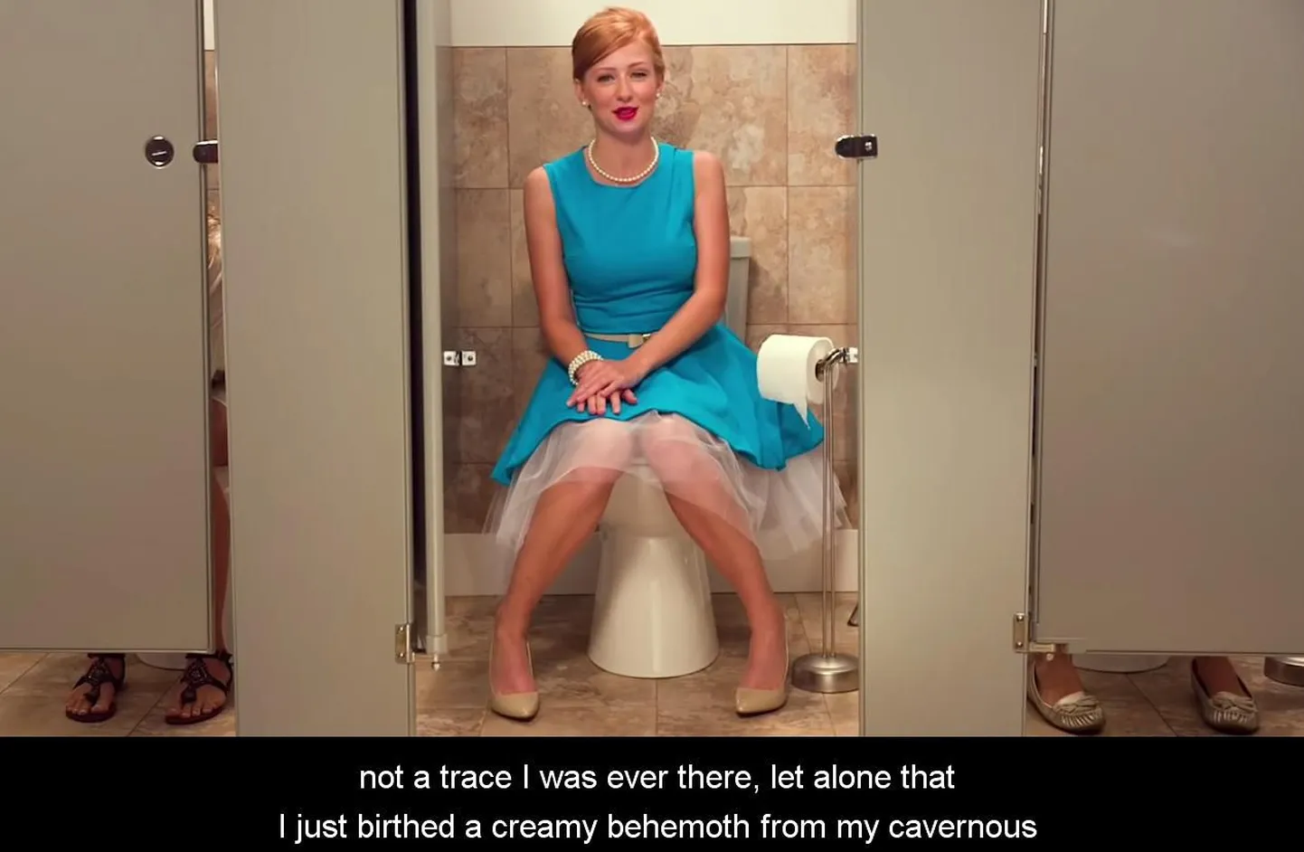 Maailma veidraim WC-värskendaja reklaam
