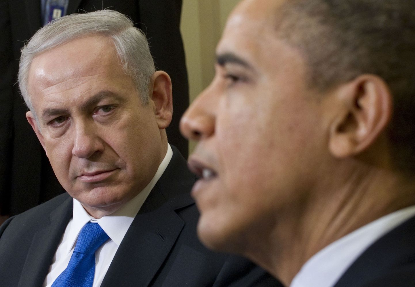 USA president Barack Obama ja Iisraeli peaminister Benjamin Netanyahu Valge Maja ovaalkabinetis.