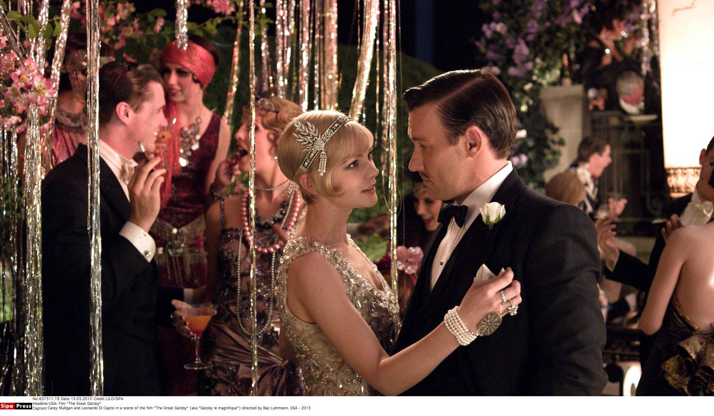 Eeskujuks: kaader filmist "Suur Gatsby" - 1920. aastad Ameerikas.
