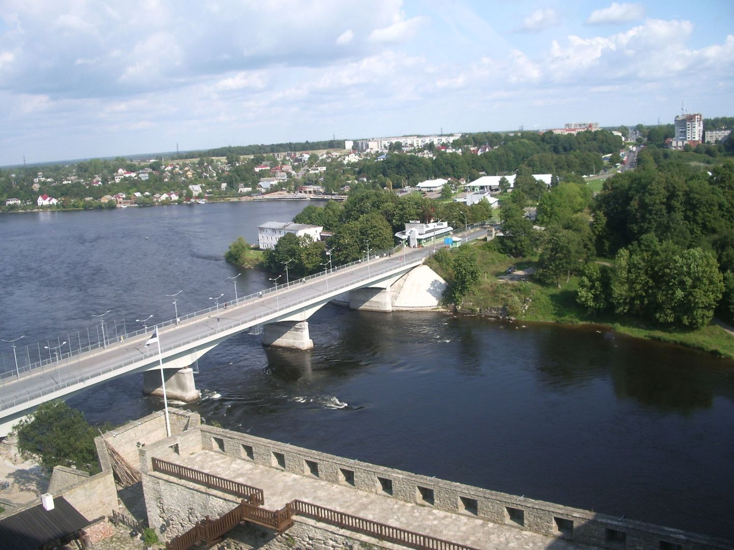 Vaade Narva kindlusest.