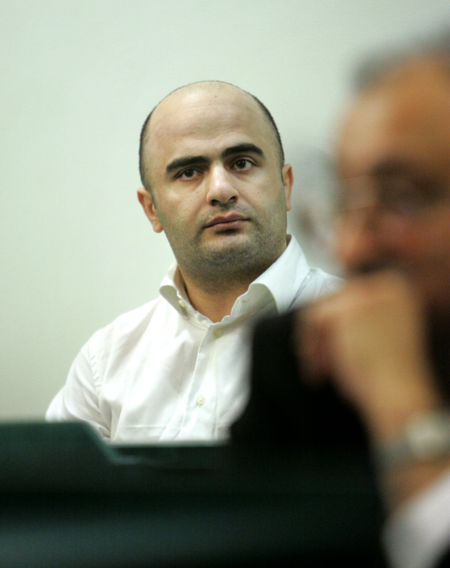 Ахлиман Зейналов в зале суда.